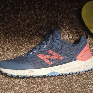 New Balance Navy and Coral Sneakers